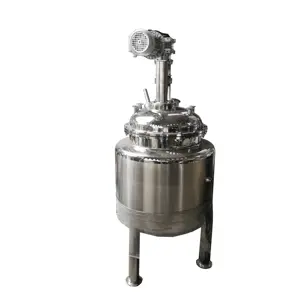 Reactor de doble camisa agitado de acero inoxidable calentado 1000L