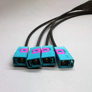 Automotive FAKRA Cable Z Code Waterblue Female to Female 1.5m High Speed RG174 <b>Wire</b> for GMSL GMSL2 <b>Camera</b> ADAS System - Product Image 4
