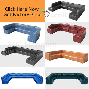 Meubles de luxe pour boîte de nuit, bar, lounge, <span class=keywords><strong>restaurant</strong></span>, banquette en tissu velours rouge, canapés VIP pour <span class=keywords><strong>karaoké</strong></span>, pour boîte de nuit - Product Image 6