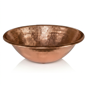 Évier en cuivre martelé fait main de qualité supérieure, style vintage, pour cuisine ou salle de bain - Product Image 4