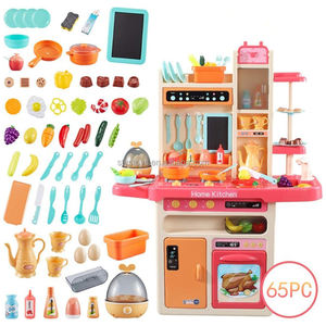 Ensemble <span class=keywords><strong>de</strong></span> <span class=keywords><strong>jeu</strong></span> <span class=keywords><strong>de</strong></span> <span class=keywords><strong>cuisine</strong></span> pour enfants avec fonction vapeur, 65 pièces, accessoires <span class=keywords><strong>de</strong></span> <span class=keywords><strong>jeu</strong></span> <span class=keywords><strong>de</strong></span> <span class=keywords><strong>cuisine</strong></span> avec sons et lumières réalistes, eau qui coule - Product Image 2