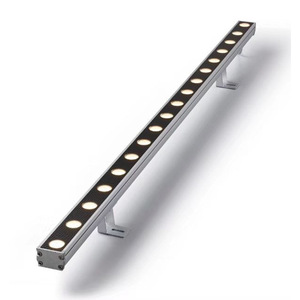 Projecteur mural LED en aluminium 5000K lumière du jour IP65 pour extérieur AC 220V, design à sortie latérale, résistant à l'eau, contrôle DMX, IRC 90 - Product Image 1