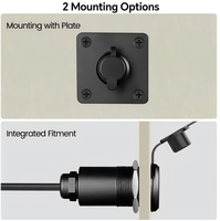 Connecteur d'alimentation femelle DC 5.5x2.1 en aluminium étanche pour prise murale Starlink Mini & Gen3 - Meilleure vente