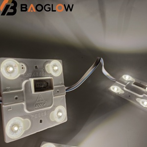 กล่องไฟโฆษณาแบบฟิล์มนิ่มติดเพดานกันน้ำ 220V 4W พร้อมโมดูล LED 4 ดวง เลนส์สีขาวอบอุ่น 3000K 6500K 10000K โมดูล LED รูปทรงสี่เหลี่ยม - Product Image 3
