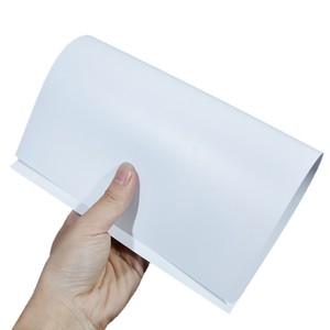 แผ่นพลาสติก PVC สีขาวด้าน AICAI ปรับแต่งขนาดและความหนาได้ วัสดุบรรจุภัณฑ์อิเล็กทรอนิกส์แบบฝ้า - Product Image 1