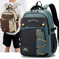 Sac d'école étanche mode haute qualité sac à dos léger Simple fermeture éclair grande capacité étudiant sac à dos
