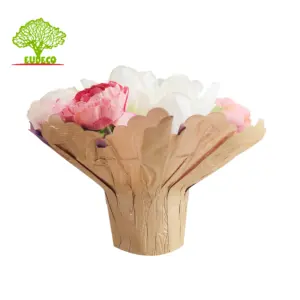 Bouquet Holder Flower Wrapping Kraft Paper Flower Bouquet For Flower / Plant Packaging Pot Herbs Cover