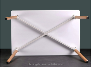 Restaurante precio al por mayor mesa de color de madera simple belleza muebles conjunto mesa de cena rectangular - Product Image 3