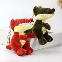 Peluche Crocodile Style Animal de Dessin Animé, Douce, en Coton PP Court, Pendentif pour Sac à Dos, Porte-clés, Décoration de Sac