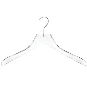 Acrylic Custom High Quality Clear Acrylic Cloth Hangers For Modern Household