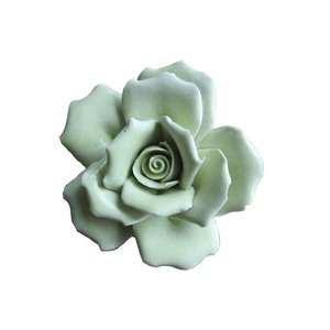 <span class=keywords><strong>Porcelaine</strong></span> artisanale, mini fleurs en céramique, pour artisanat, fait à la main, décoration de luxe pour maison, diy bricolage - Product Image 3