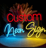 Letrero LED de Neón con Fuente Personalizada, Luz de Neón Multicolor USB Regulable con Control Bluetooth para Decoración de Hogar, Bar, Empresa, Auto y Publicidad