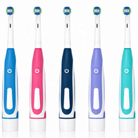 Sikat Gigi Elektrik Putar Kepala Bulat Dewasa Grosir Pabrik Sumber, Kompatibel dengan Kepala Sikat Oral B