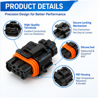 Connecteur/Prise/Harnais/Borne Automobile Étanche CHSUX 2 3 4 6 Broches - Références des Pièces 1-928-403-740 936394-2