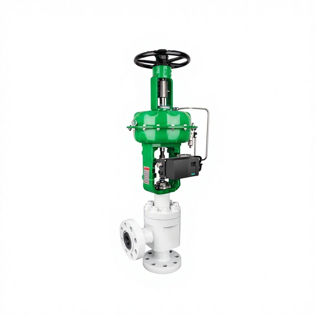 Pneumatic Angle Control Valve with Positioner 4-20mA