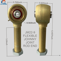 JM22-9 batang Creeper Joint fleksibel, ujung batang penyerap guncangan tugas berat untuk suspensi Off-Road & Lengan kontrol 4x4
