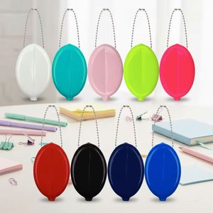 Monedero de PVC Personalizado, Bolsa de Almacenamiento de Monedas de Goma Suave, Llavero Portátil - Product Image 1