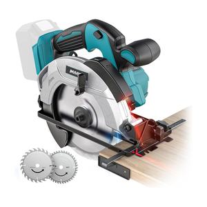 <span class=keywords><strong>Sierra</strong></span> <span class=keywords><strong>Circular</strong></span> Inalámbrica MARS de 7-1/4 Pulgadas, Compatible con Batería de 18 V, Guía Láser Eléctrica, 2 Hojas (24T/40T), Corte en Ángulo de 0-45 Grados - Product Image 1