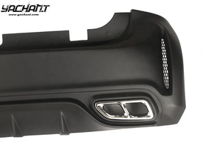 2015-2017 <span class=keywords><strong>Smart</strong></span> <span class=keywords><strong>Fortwo</strong></span> C453 AMG Style FRP Fiber de verre couvercle de pare-chocs arrière nouvel état Kit de carrosserie adapté - Product Image 4