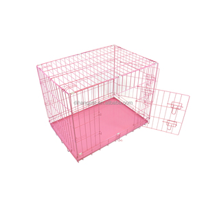 <span class=keywords><strong>Jaula</strong></span> para Perros de Alambre Metálico Clásica, de Alta Relación Calidad-Precio, con Bandeja de Plástico y Diseño Duradero - Product Image 1