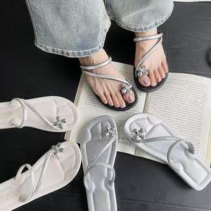 Chaussons d'hiver classiques à bout fermé, antidérapants, à semelle souple, respirants, anti-odeurs, tendance mode, en coton, isolation thermique, semelle extérieure en caoutchouc - Product Image 2