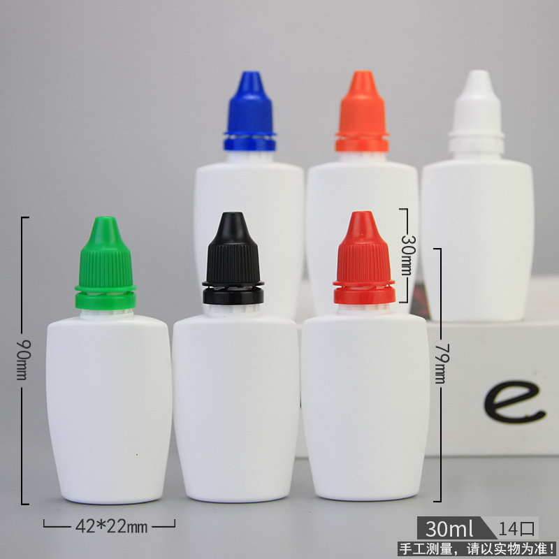Wholesale Small Plastic Squeeze Bottles for Chemical Use Eye Drop Bottle with Screen Printing Surface Handling