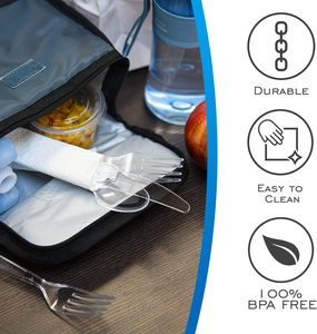 Juego de Cubiertos Desechables de Plástico para Camping y Suministros de Restaurante, Ecológico, Biodegradable, Libre de BPA, Apto para Alimentos, Juego de Picnic con Pajita - Product Image 2