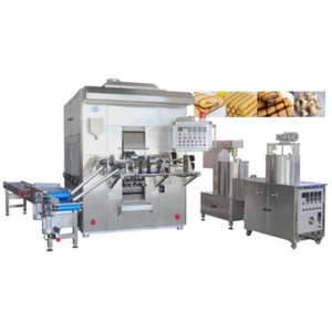 Máquina Automática para Hacer Rollos de Huevo, Línea de Producción Automática de Dos Líneas con Función de Hornear, Rellenar y Formar Rollos de Huevo - Product Image 1