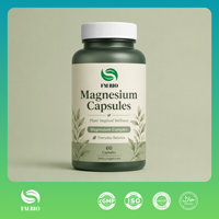 Fabricant de capsules de magnésium OEM, complément alimentaire de glycinate de magnésium pour la nutrition quotidienne, usine de capsules de magnésium