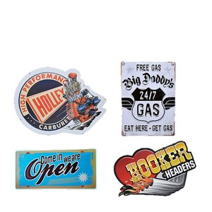 Plaque décorative en métal peinte sur mesure, style vintage, station-service, pour <span class=keywords><strong>voiture</strong></span> - Product Image 6
