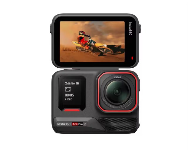 Insta360 Ace Pro 2 Dual Battery Bundle - 8K Waterproof Action Camera Co-Engineered With, 1/1.3" Sensor, Dual AI Chip