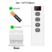 Module d'interrupteur intelligent pour rideaux RF 433 MHz, 5 canaux, télécommande, système de maison intelligente, volets roulants électriques, 10A