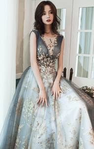 Gaun Pesta Wanita Tanpa Lengan Mewah Formal Elegan Maxi Gaun Malam <span class=keywords><strong>Prom</strong></span> - Product Image 3