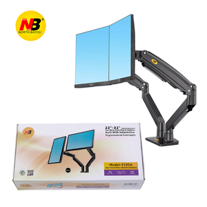 Soporte de Escritorio para Monitor de Computadora de Doble Brazo North Bayou NB F195A de 22-32 Pulgadas - Product Image 1