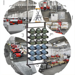 Estante de exhibición de tienda comercial moderno, casco de sol, béisbol, <span class=keywords><strong>vaquero</strong></span>, camionero, sombrero Dandy, cubo, estante de Golf deportivo para ropa - Product Image 3