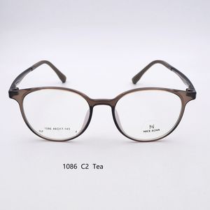 กรอบแว่นตาพลาสติกผสมเหล็กน้ำหนักเบา รุ่นใหม่ <span class=keywords><strong>NICE</strong></span> ECHA 2025 หลากสี สำหรับผู้ชายและผู้หญิง กรอบสายตาสั้น รุ่น 1086 ขายดี ใช้ได้ทุกวัน - Product Image 1