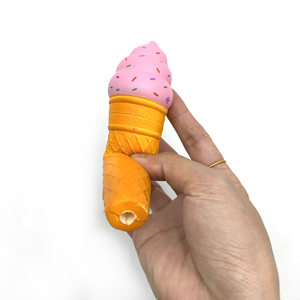 Stylo anti-stress promotionnel en mousse PU en forme <span class=keywords><strong>de</strong></span> crème glacée, jouet à presser pour enfants et adultes - Product Image 5