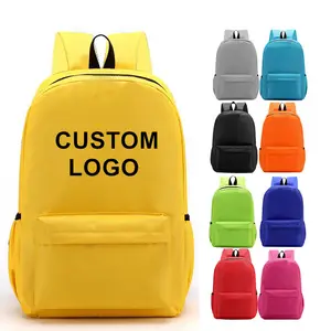 China Yiwu Supplier Cheap Great Quality Recycled 800D Oxford 13 Inch Kids Book Bags Customized School Back Packs for Students