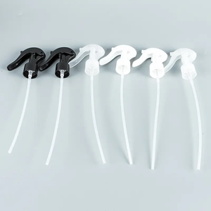 Mini <strong>Trigger</strong> Mist <strong>Sprayer</strong> Pump Cleaning Perfume <strong>Trigger</strong> Spray <strong>24mm</strong> 24/410 Pp <strong>White</strong> Black Transparent - Product Image 1