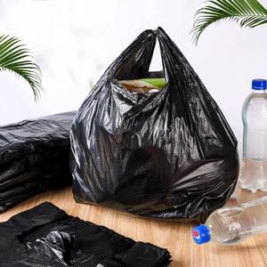 Bolsas de Basura Negras Resistentes para Cocina, de 10-120L, de Plástico PE, Desechables, para Uso Doméstico y Comercial, OEM Disponible, Empaque Personalizado - Product Image 1