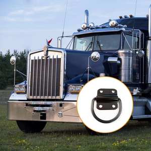 Anneaux de fixation noirs à fixation au sol, anneaux en D, points d'ancrage pour la fixation - Product Image 4