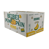 Boîte de manutention pliable en PP alvéolaire, écologique, recyclable et étanche, pour légumes et fruits, modèle citrouille, vente en gros