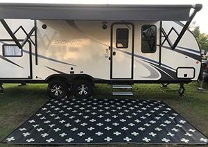 Reversible Waterproof Durable RV <strong>Mat</strong> Plus Pattern Patio Rug - Product Image 6