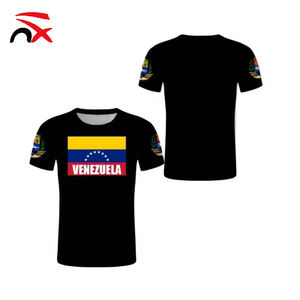 Camiseta Personalizada con la Bandera de <span class=keywords><strong>Venezuela</strong></span>, Camiseta de Alta Calidad con Estampado 3D, Ropa para Hombre - Product Image 2
