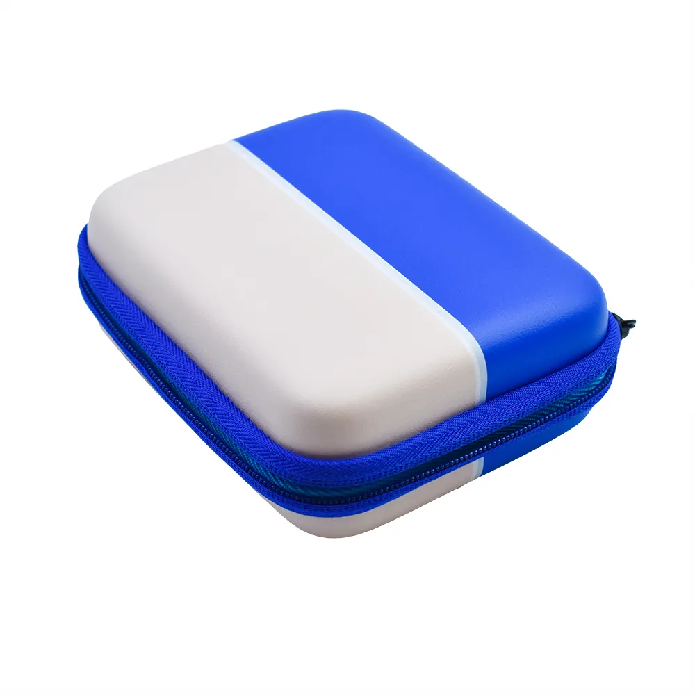 Custom Logo Waterproof Portable Small Headphone Earbud Carrying Storage Pouch Eva Mini Earphone Protective Charging Case
