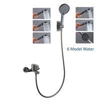 Nouvelle suite de robinetterie sanitaire murale de luxe en laiton moderne pour salle de bain d'hôtel 2026 – Mitigeurs de douche en métal standard