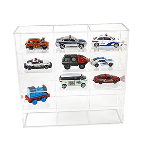 Spring Sgn 1:64 Vehicle Acrylic Display Box Toy Car Acrylic Rack Organizer Storage