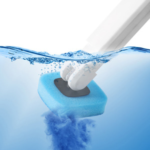 Disposable Toilet Brush <b>Sponge</b> Replacement Heads Cleaning Set Rectangle Plastic <b>Bath</b> Tool - Product Image 2