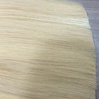 Extensions de cheveux humains vierges de qualité supérieure, double épaisseur, cuticules alignées, blondes, lisses, en vrac, cabello humano