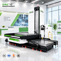 Machine à alésage et fraisage horizontale CNC DBM160, broche de 160 mm, déplacement sur axe X de 4000 mm, table robuste de 20 tonnes, DRC Machinery